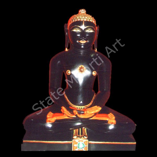 SMAJM-001 Marble Jain Mahaveer Statue