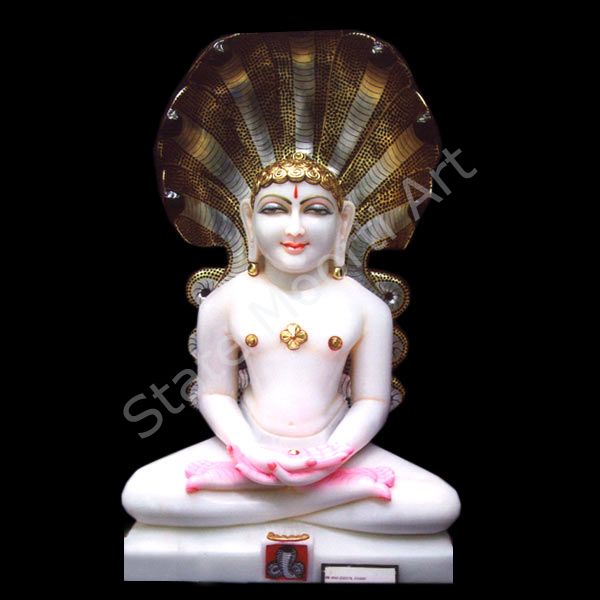 SMAJM-003 Marble Jain Mahaveer Statue