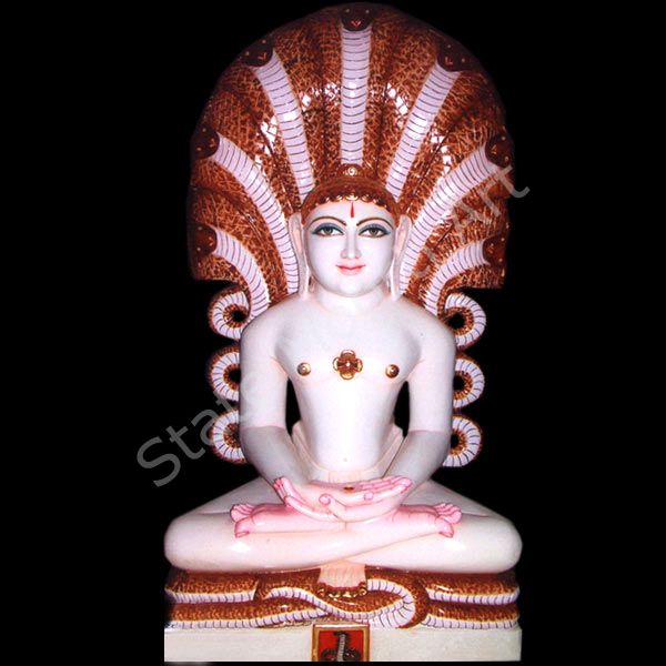 SMAJM-004 Marble Jain Mahaveer Statue
