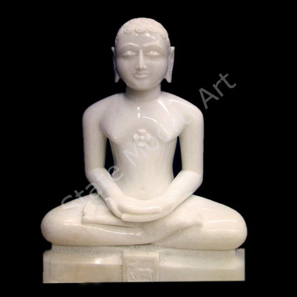 SMAJM-005 Marble Jain Mahaveer Statue