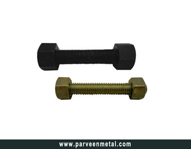 Fully Threaded Stud two Nuts