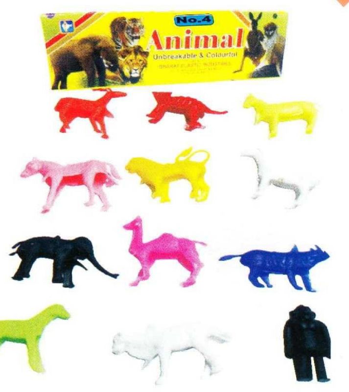 No. 4 Plastic Animal Set