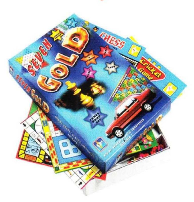 Seven Gold Box Game Board