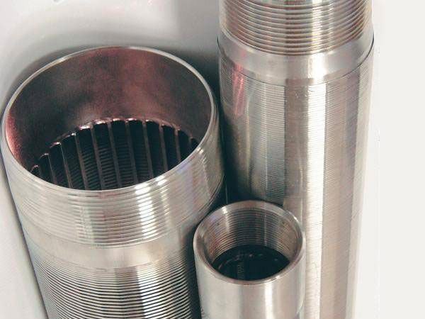 WWST-12 Threaded fitting edge type wedge wire screen tube
