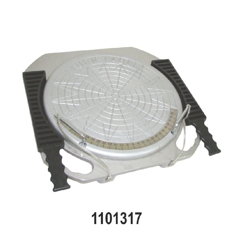 Light Weight Wheel Alignment Aluminium Turn Plate with Rubber stopper for Passenger Car