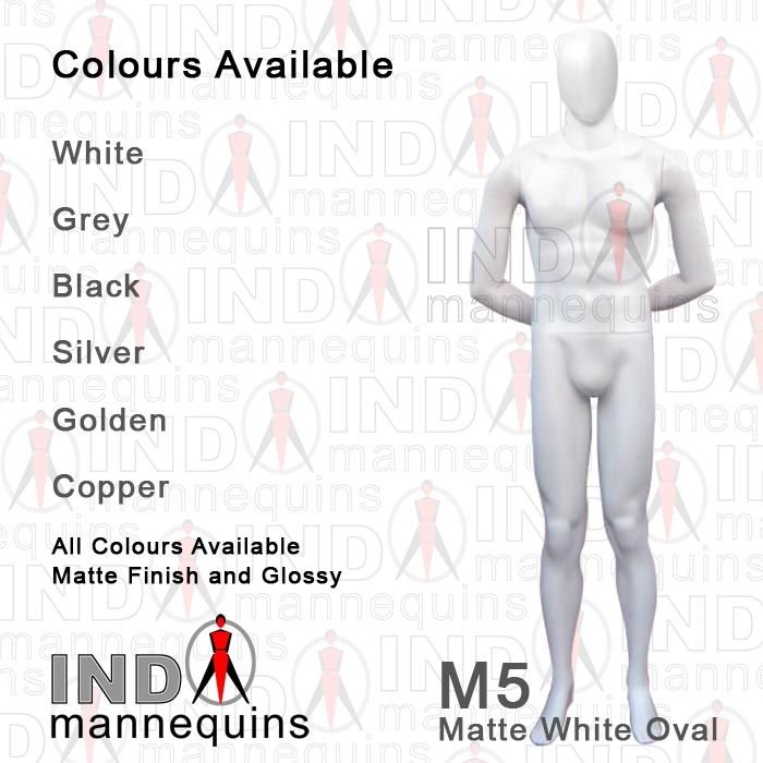 Indo M5 Matte White Oval