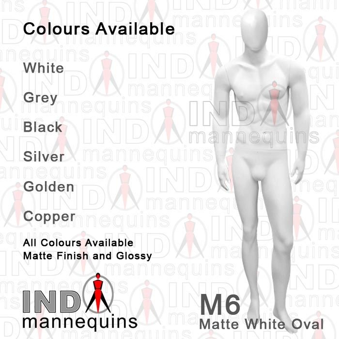 Indo M6 Matte White Oval