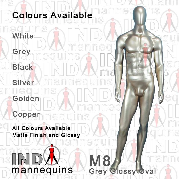 Indo M8 Grey Glossy Oval