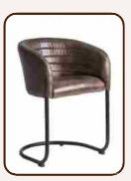 JMD306C Leather Designer Chair
