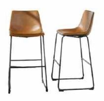 JMD183C Leather Bar Chair