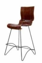 JMD192C Leather Bar Chair