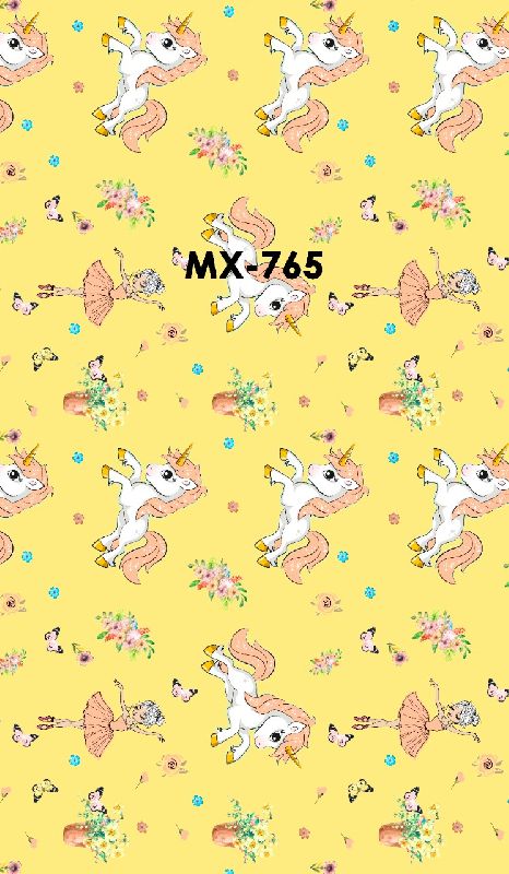 12858B-2 Jute Cotton Digital Print Fabric