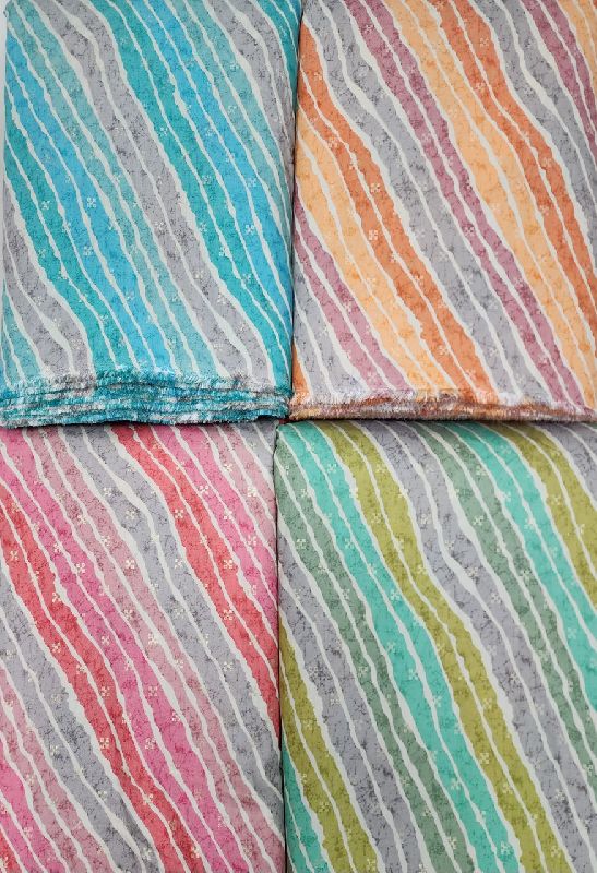 13658 Printed Chanderi Fabric