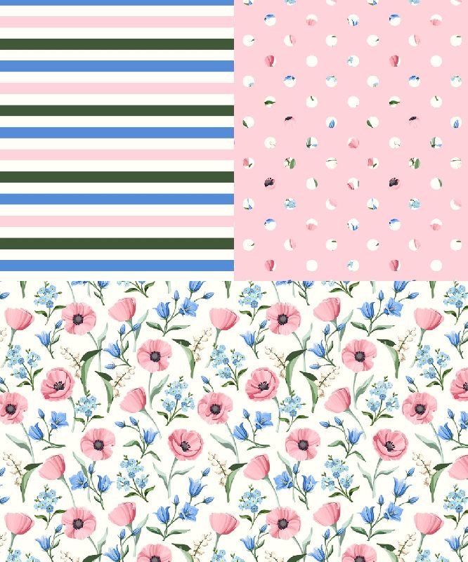 14234A Chiffon Digital Print Fabric