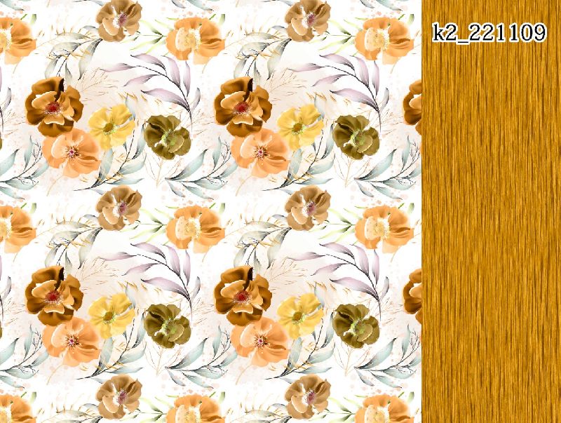 14753A Twill Digital Print Fabric
