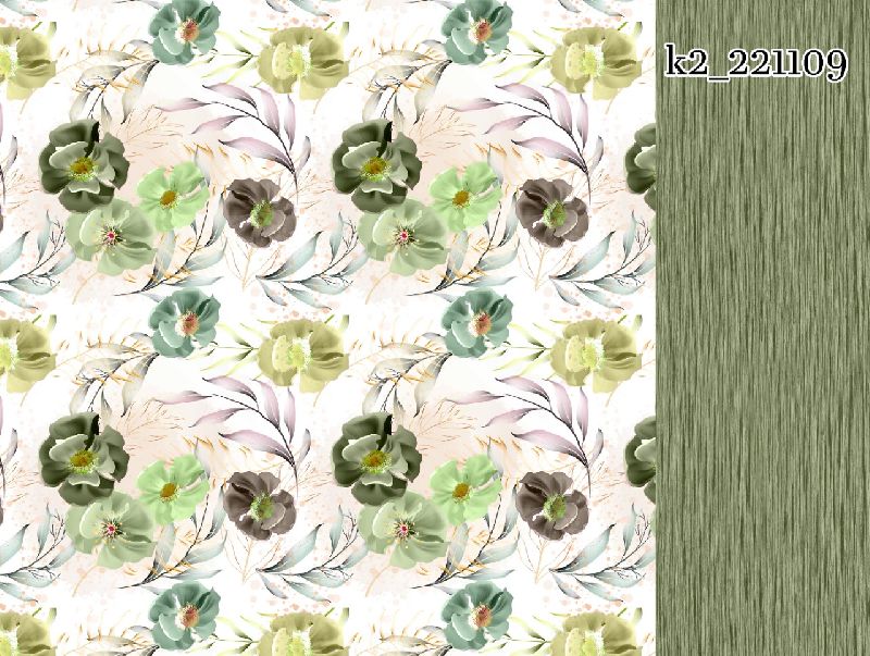 14753B Twill Digital Print Fabric