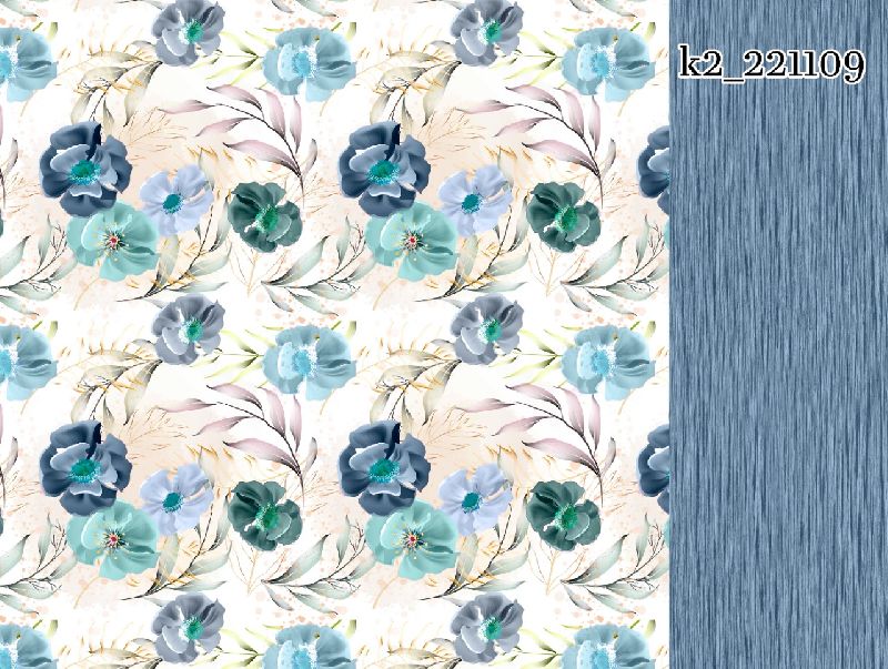 14753C Twill Digital Print Fabric