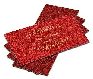 Customized Glitter Shagun Envelopes