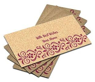 Customized Glitter Shagun Envelopes