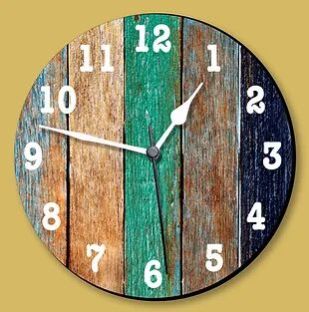Customized Wooden Printed Wall Clocks