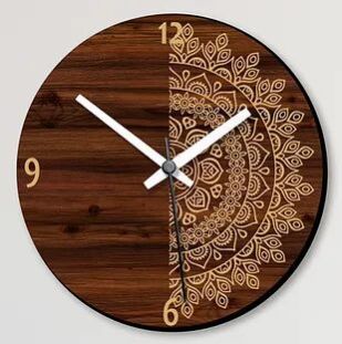 Customized Wooden Printed Wall Clocks