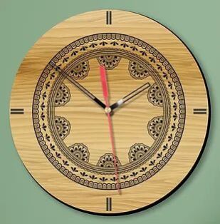Customized Wooden Printed Wall Clocks