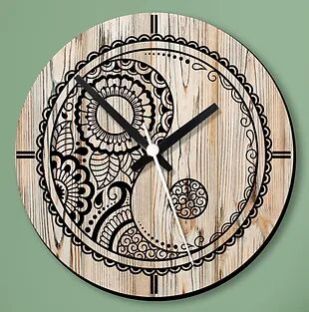 Customized Wooden Printed Wall Clocks