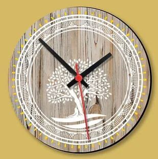 Customized Wooden Printed Wall Clocks