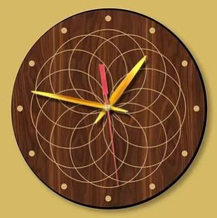 Customized Wooden Printed Wall Clocks