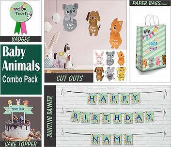 Baby Animal Theme Combo (PS Combo 1)