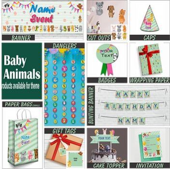 Baby Animal Theme Combo (PS Combo 3)