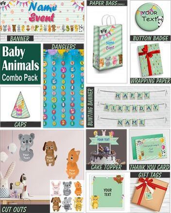 Baby Animal Theme Combo (PS Combo 9)