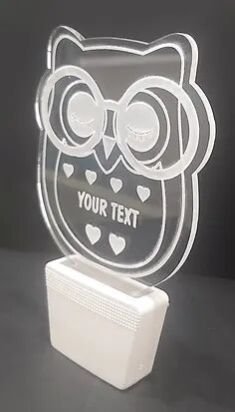 Customized Acrylic 3D illusion LED Night Lamp with colour changing light (NL03)