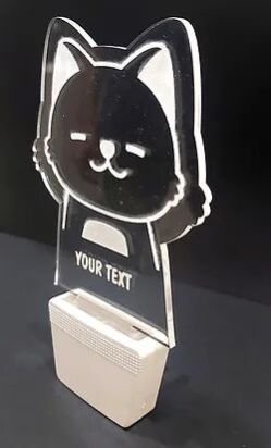 Customized Acrylic 3D illusion LED Night Lamp with colour changing light (NL04)