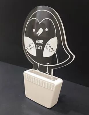 Customized Acrylic 3D illusion LED Night Lamp with colour changing light (NL06)