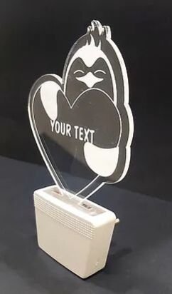 Customized Acrylic 3D illusion LED Night Lamp with colour changing light (NL08)