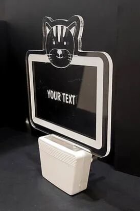 Customized Acrylic 3D illusion LED Night Lamp with colour changing light (NL11)