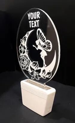 Customized Acrylic 3D illusion LED Night Lamp with colour changing light (NL17)