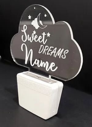 Customized Acrylic 3D illusion LED Night Lamp with colour changing light (NL24)