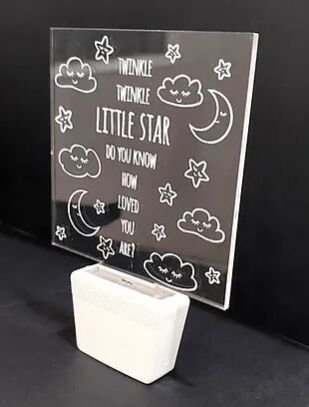 Customized Acrylic 3D illusion LED Night Lamp with colour changing light (NL28)