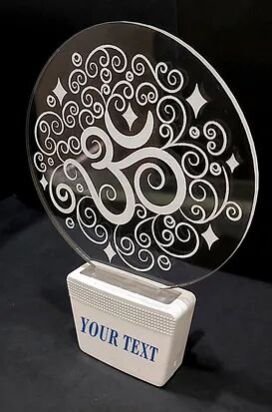 Customized Acrylic 3D illusion LED Night Lamp with colour changing light (NL30)