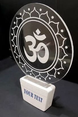 Customized Acrylic 3D illusion LED Night Lamp with colour changing light (NL32)