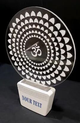 Customized Acrylic 3D illusion LED Night Lamp with colour changing light (NL33)