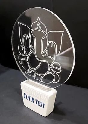 Customized Acrylic 3D illusion LED Night Lamp with colour changing light (NL34)