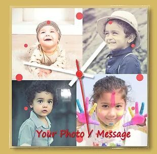 Customized Acrylic Wall Clock (29)