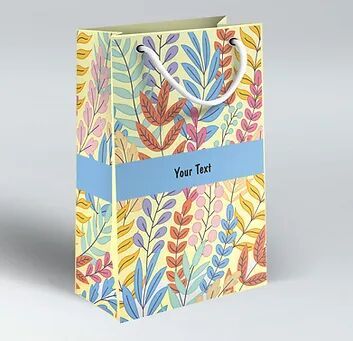 Customized Bags made with Handmade Paper (Bag HM S 18)