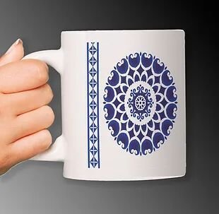 Customized Ceramic White Mug