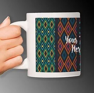 Customized Ceramic White Mug