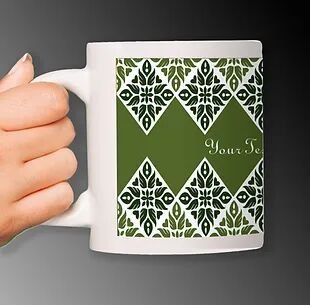 Customized Ceramic White Mug