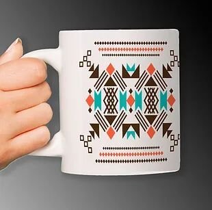Customized Ceramic White Mug